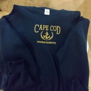 2X NAVY BLUE NEW CAPE COD SWEATSHIRT